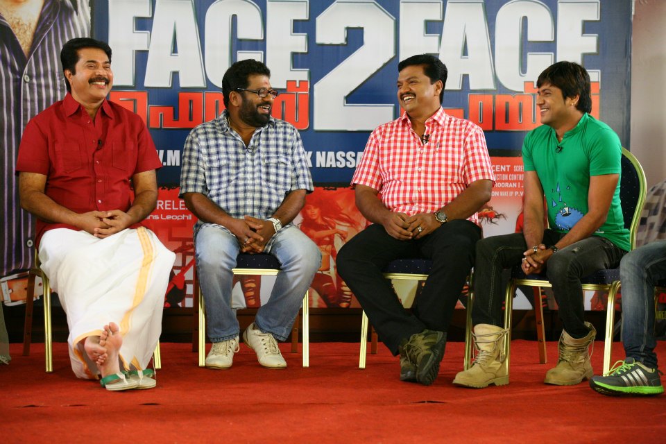 FIROZ KHAN WITH MAMMOOKKA NEW MALAYALAM FILM FACE2FACE 17